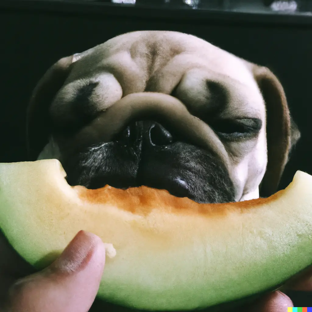 can pugs eat melon