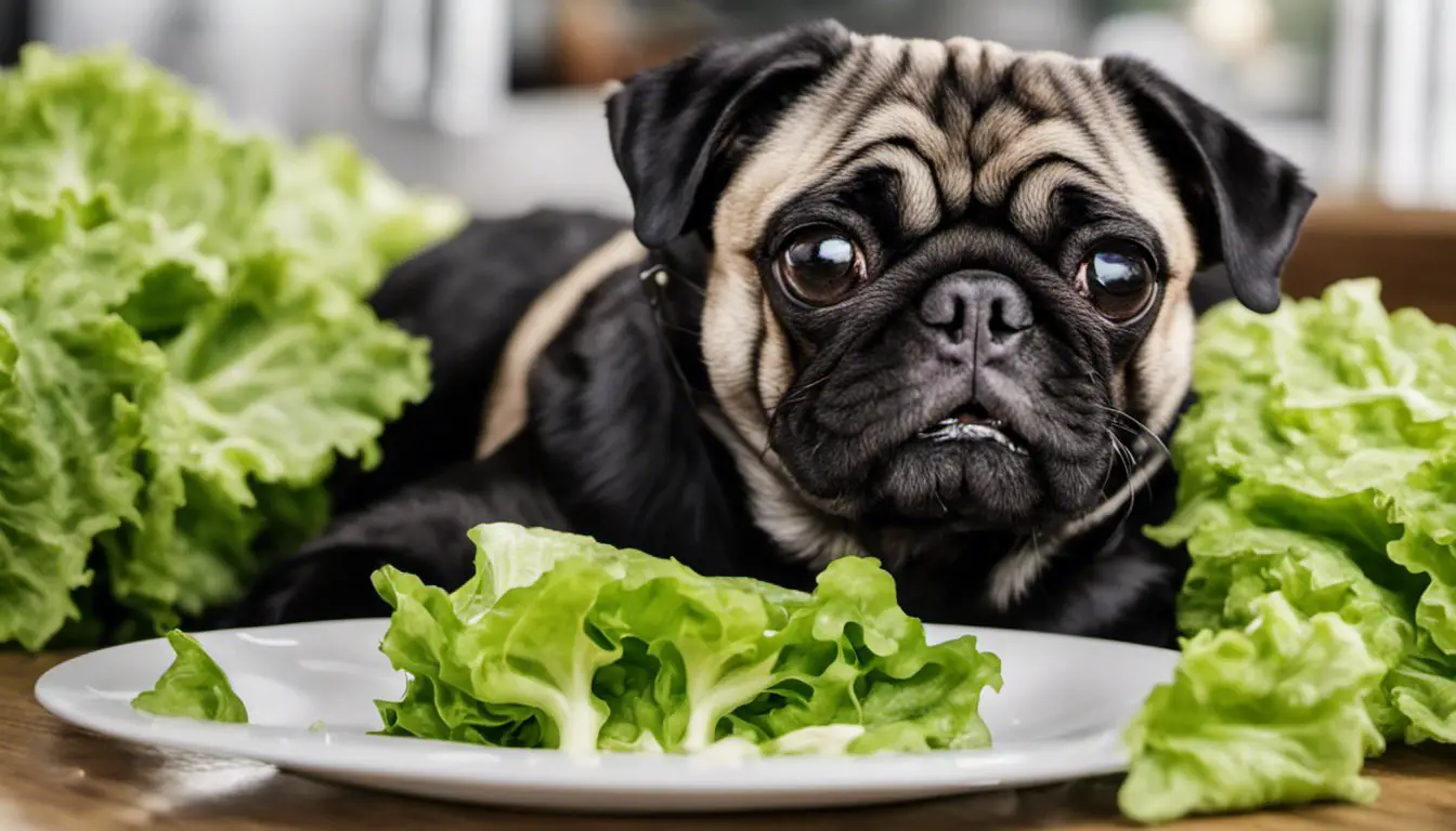 can pugs eat lettuce
