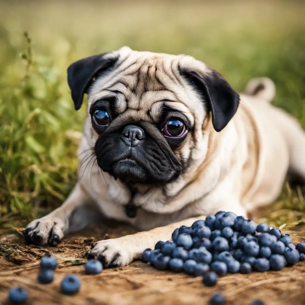 Can Pugs Eat Blueberries: pug blueberries