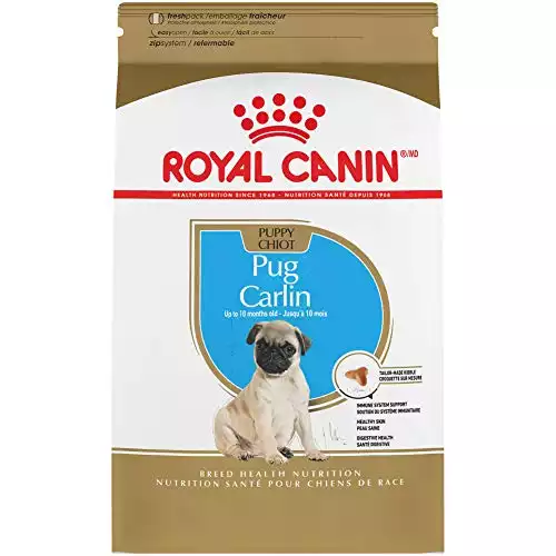 Royal Canin Pug Puppy Breed Specific Dry Dog Food, 2.5 Lb Bag