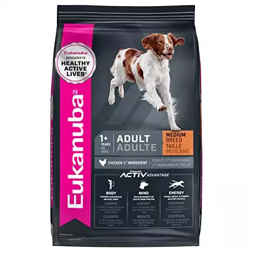 Eukanuba Adult Medium Breed Dry Dog Food, 30 lb